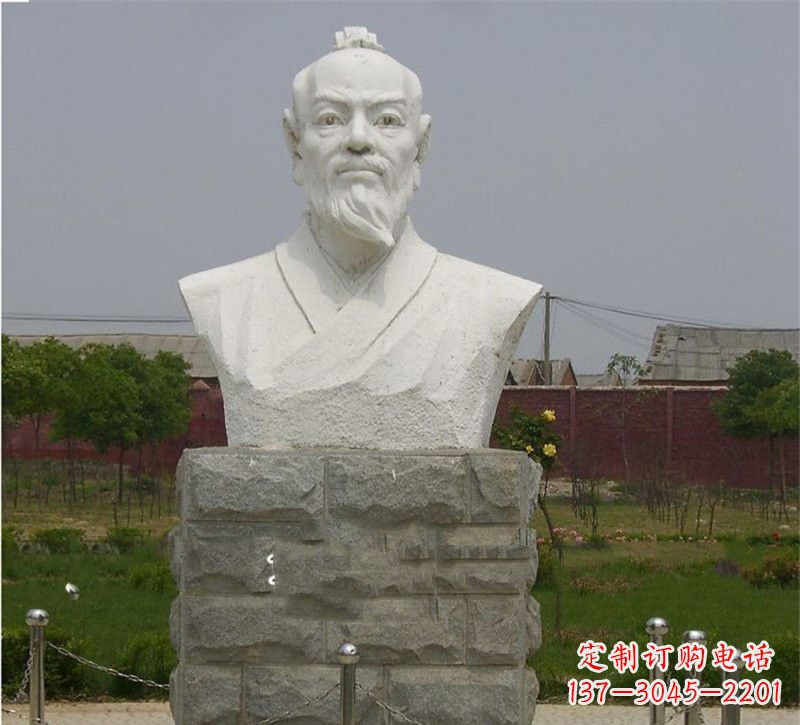 廊坊校园大理石张衡雕塑