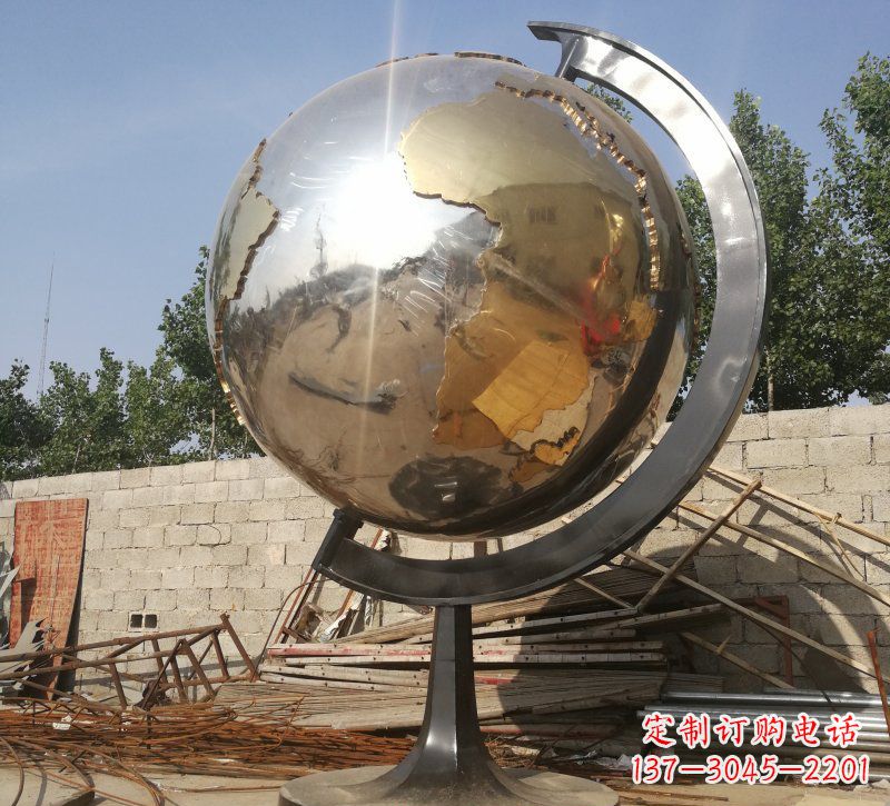 廊坊校园地球仪雕塑