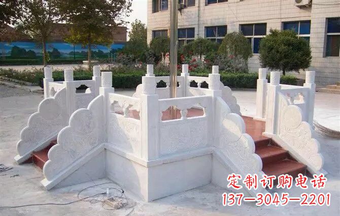 廊坊校园汉白玉升旗台