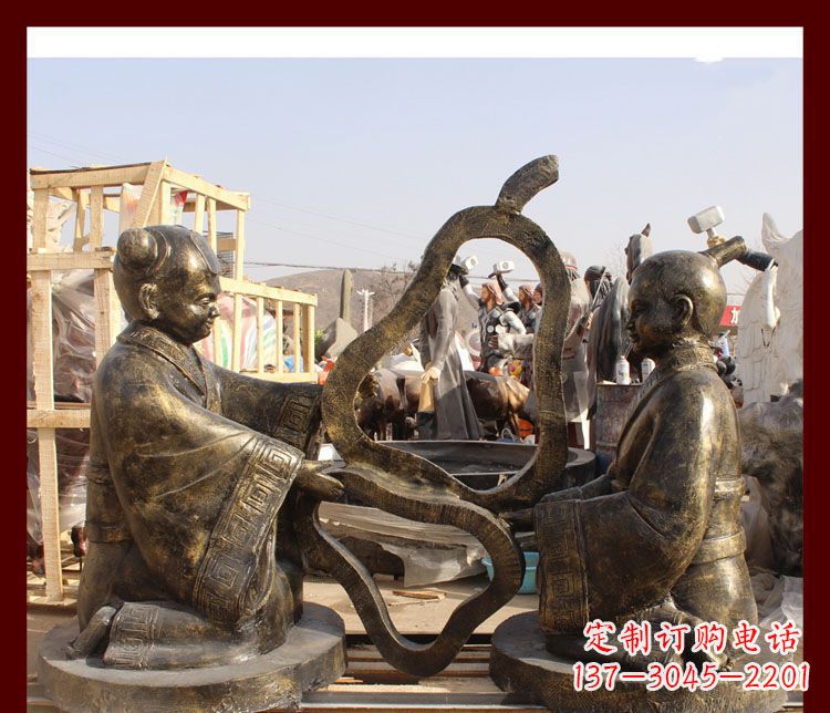 廊坊校园孔融让梨铜雕