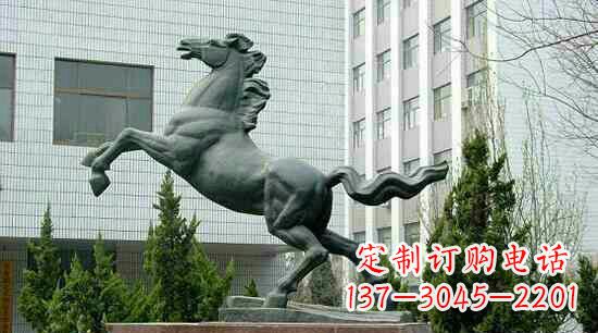 廊坊校园龙马精神铜雕