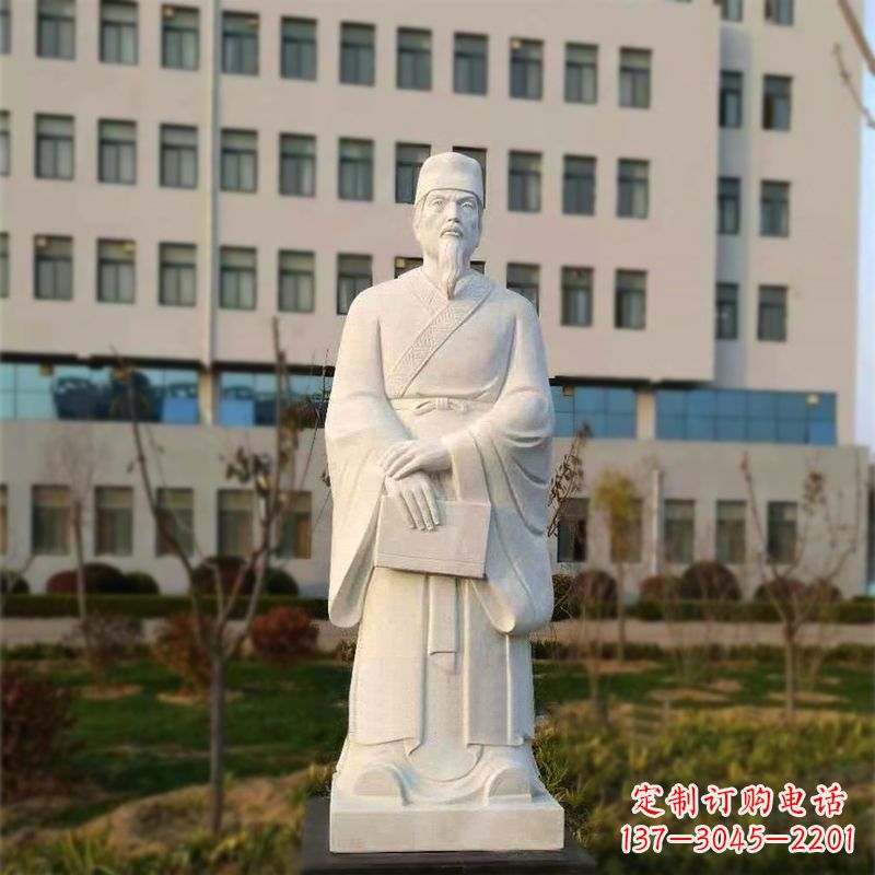 廊坊校园名人汉白玉雕塑医院医学院古代著名人物雕像