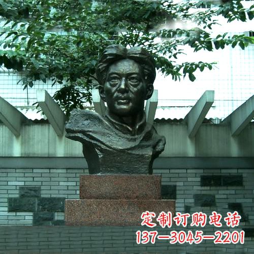廊坊校园名人徐悲鸿头像雕塑