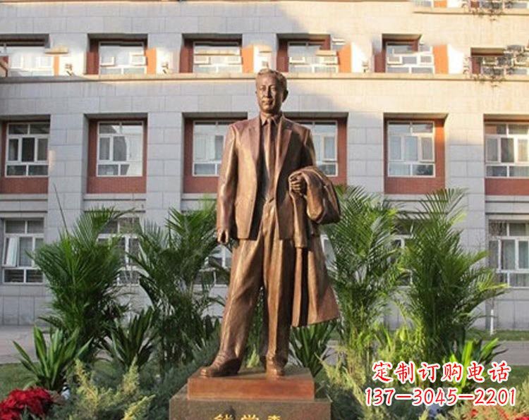 廊坊校园钱学森铜雕