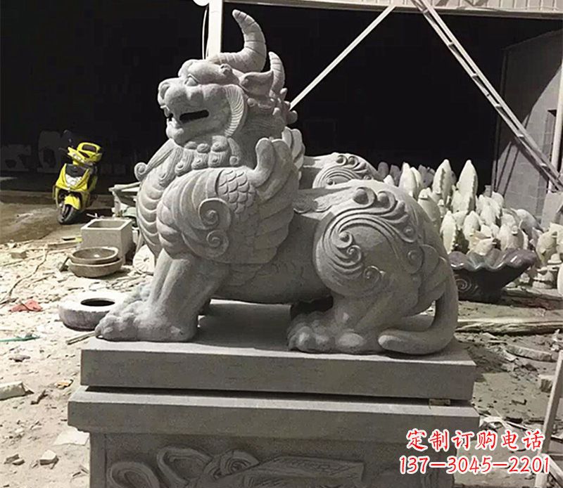 廊坊獬豸法院门口石雕