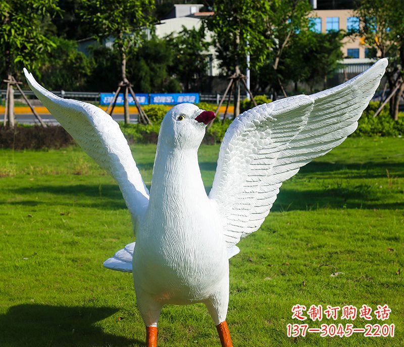 廊坊新县和平鸽雕塑