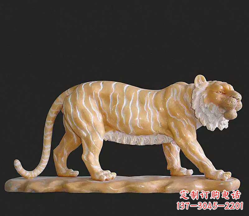 廊坊行走老虎石雕动物雕塑