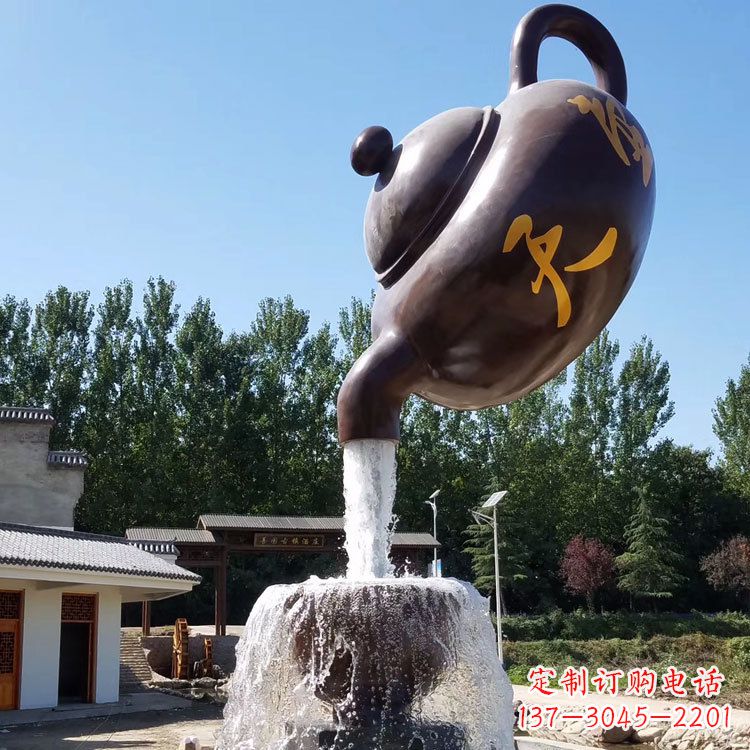 廊坊悬空天壶流水喷泉