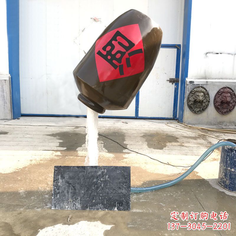 廊坊悬空酒壶流水喷泉