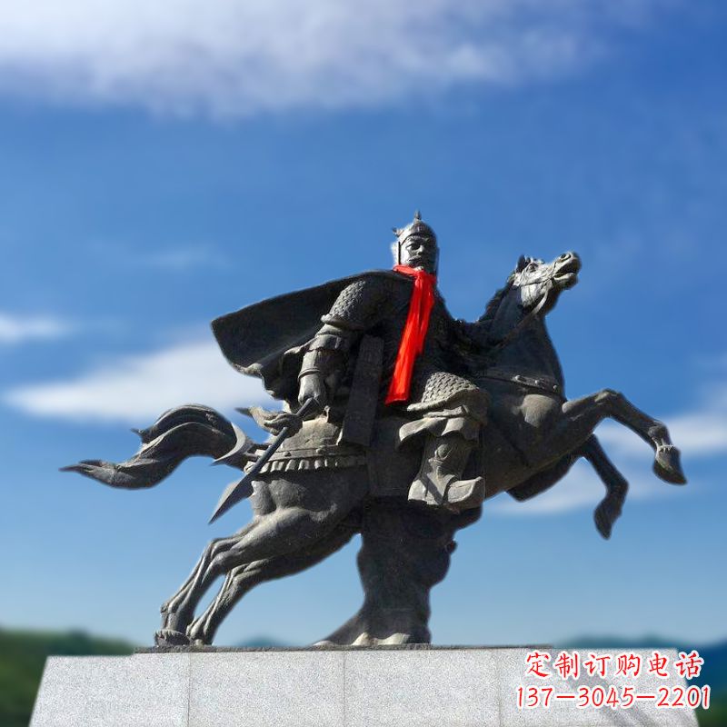 廊坊薛仁贵西征雕塑-唐初著名将领中国历史名人雕像