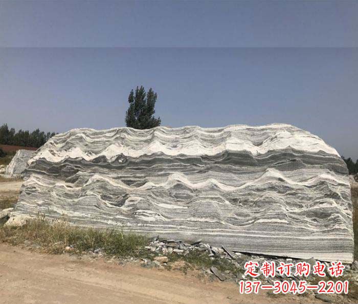 廊坊雪浪石假山公园景观石雕