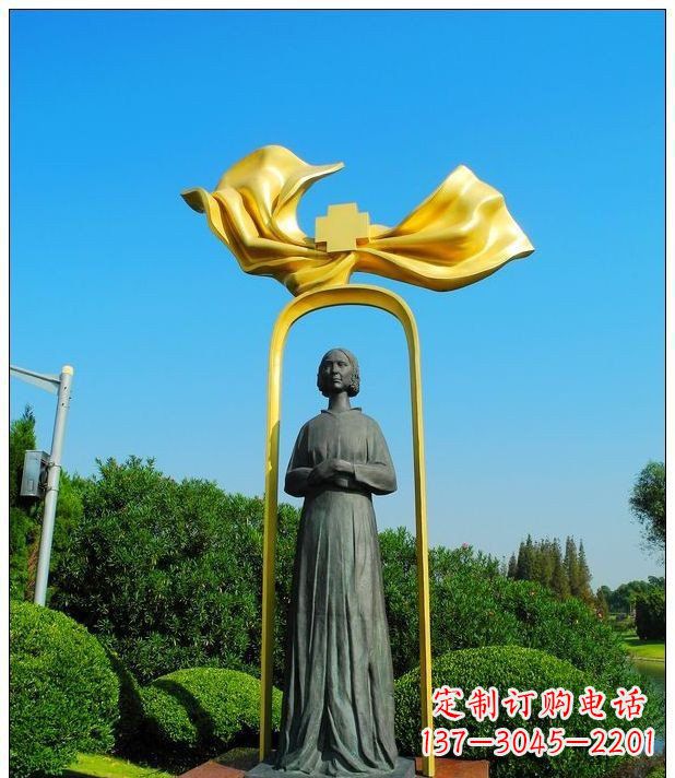 廊坊医院南丁格尔名人铜雕