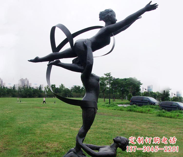 廊坊艺术体操运动员雕塑