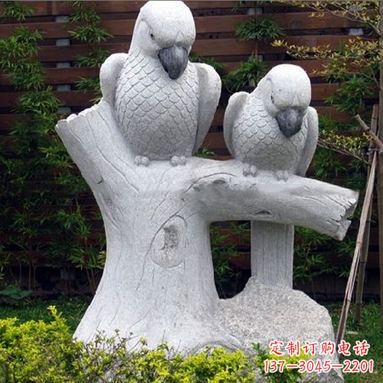 廊坊鹦鹉大理石雕塑