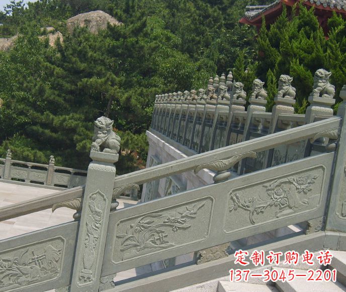 廊坊园林仿古石栏板景观石雕 (4)