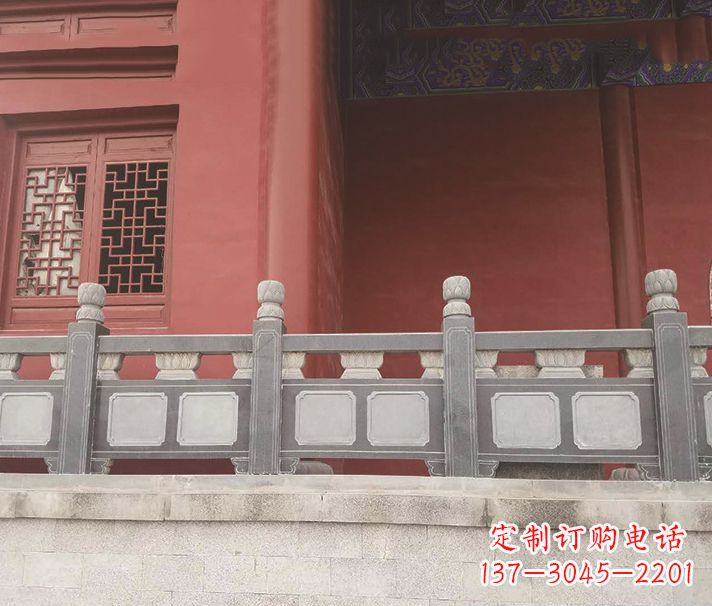 廊坊园林仿古石栏板景观石雕 (8)