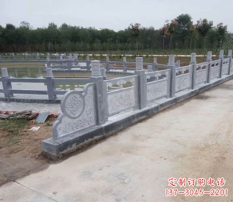 廊坊园林仿古石栏板景观石雕 (11)