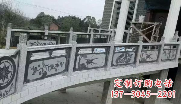 廊坊园林仿古石栏板景观石雕 (10)