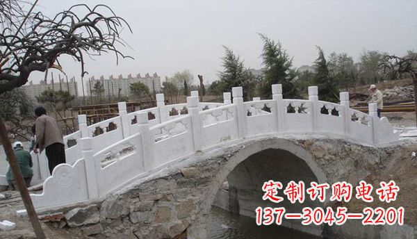 廊坊园林汉白玉大桥栏板景观石雕