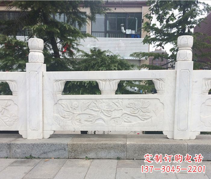 廊坊园林景观大理石浮雕栏板 (2)