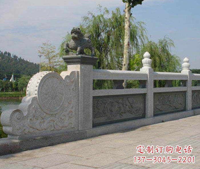廊坊园林景观大理石栏板雕塑