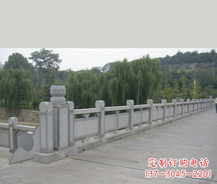 廊坊园林景观大理石栏杆石雕 (4)