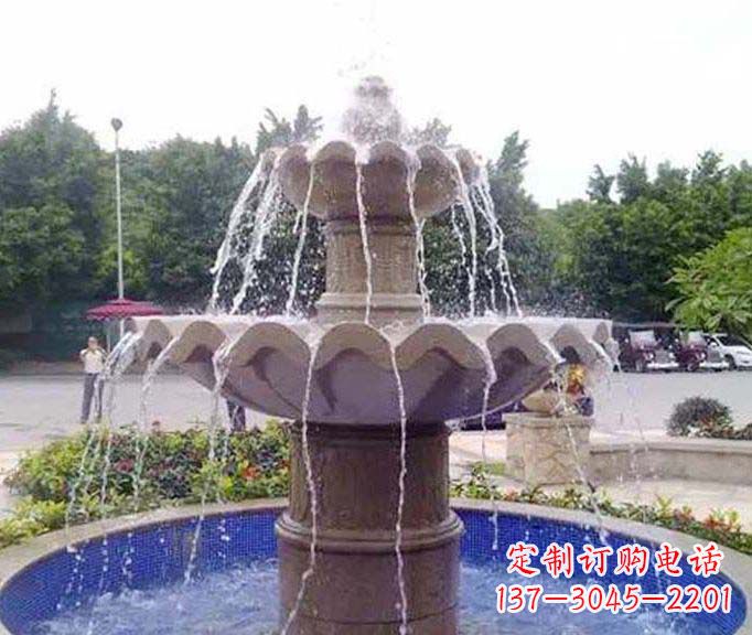 廊坊园林景观大理石喷泉石雕