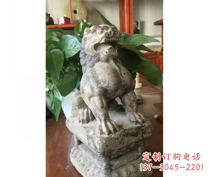 廊坊园林景观大理石狮子石雕