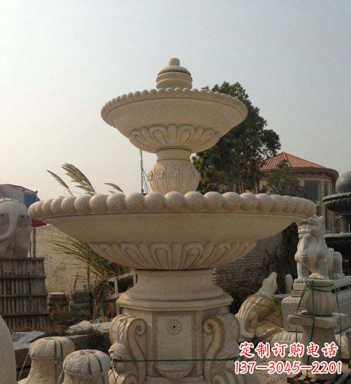 廊坊园林景观大型喷泉石雕