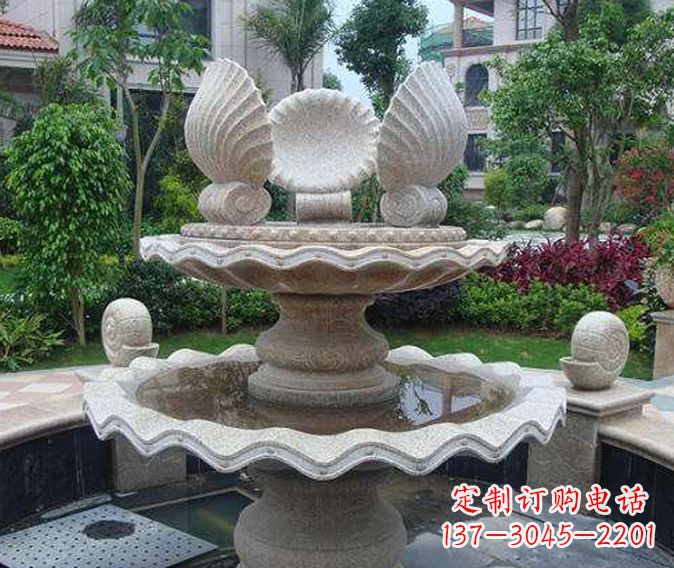 廊坊园林景观多层喷泉石雕