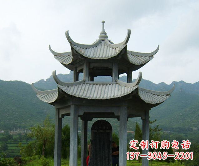 廊坊园林景观仿古凉亭石雕