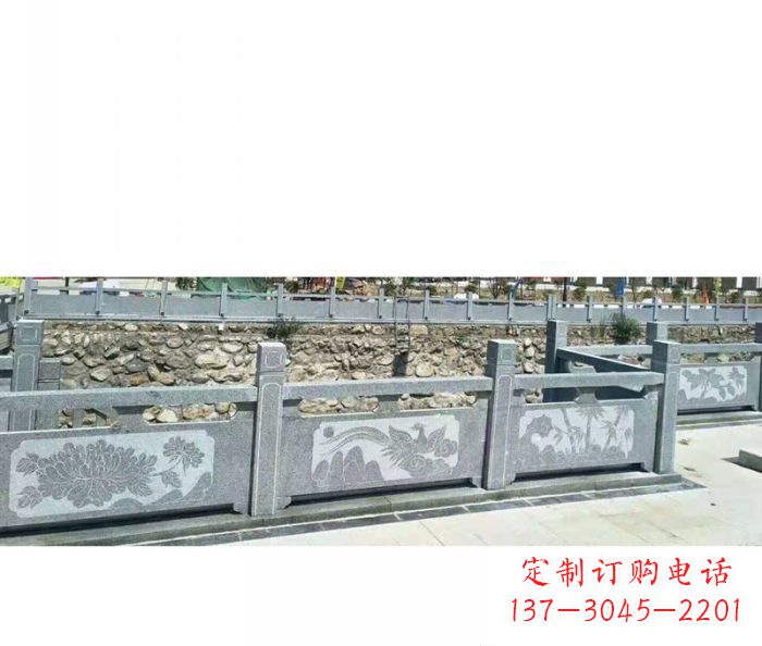 廊坊园林景观仿古石雕栏板 (5)