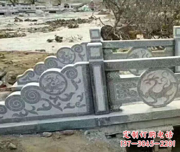 廊坊园林景观仿古石雕栏板 (10)