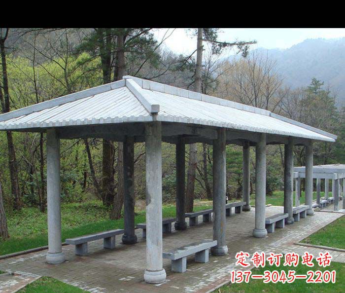 廊坊园林景观仿古石雕长廊