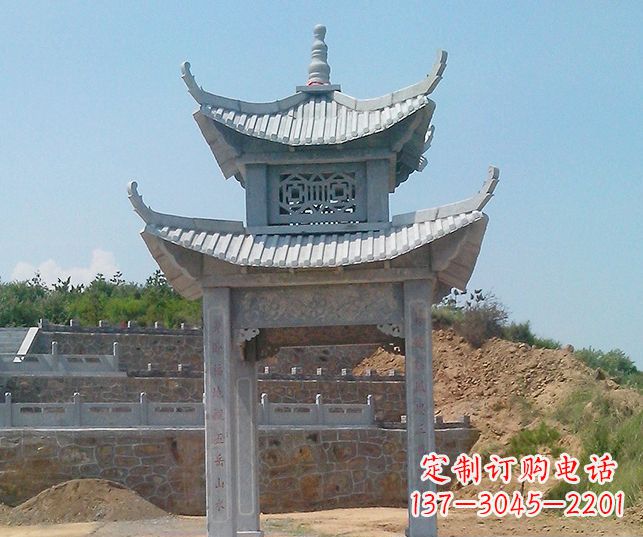 廊坊园林景观仿古石雕凉亭