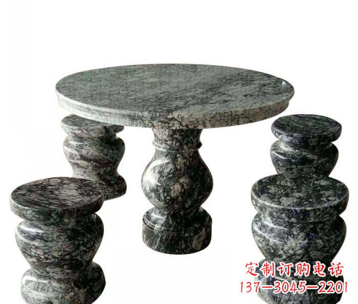 廊坊园林景观圆形石桌凳