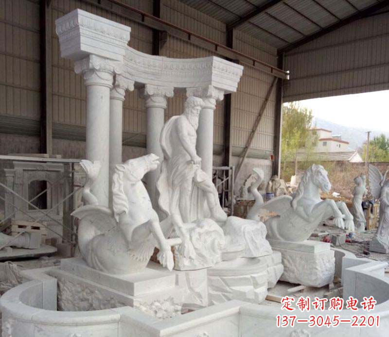 廊坊园林欧式喷泉景观石雕