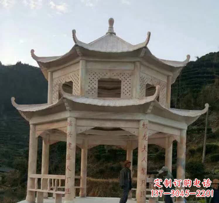廊坊园林石雕凉亭