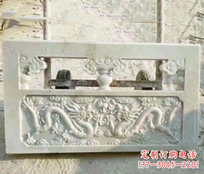 廊坊园林石浮雕栏板景观石雕