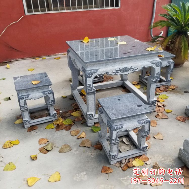 廊坊园林石桌凳