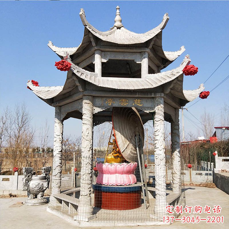 廊坊园林亭子双层凉亭