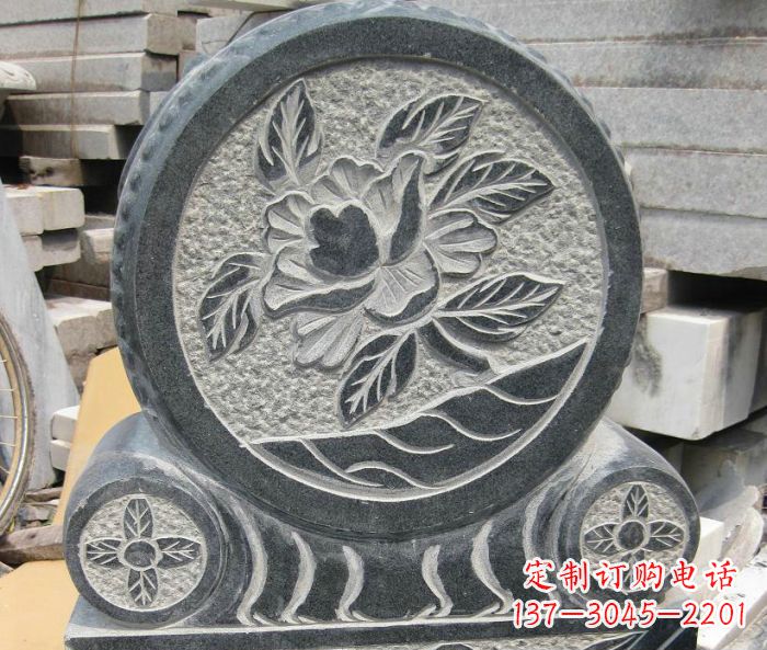 廊坊招财抱鼓石仿古石门墩