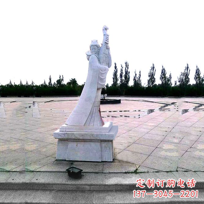 廊坊中国古代四大美女之王昭君广场石雕塑