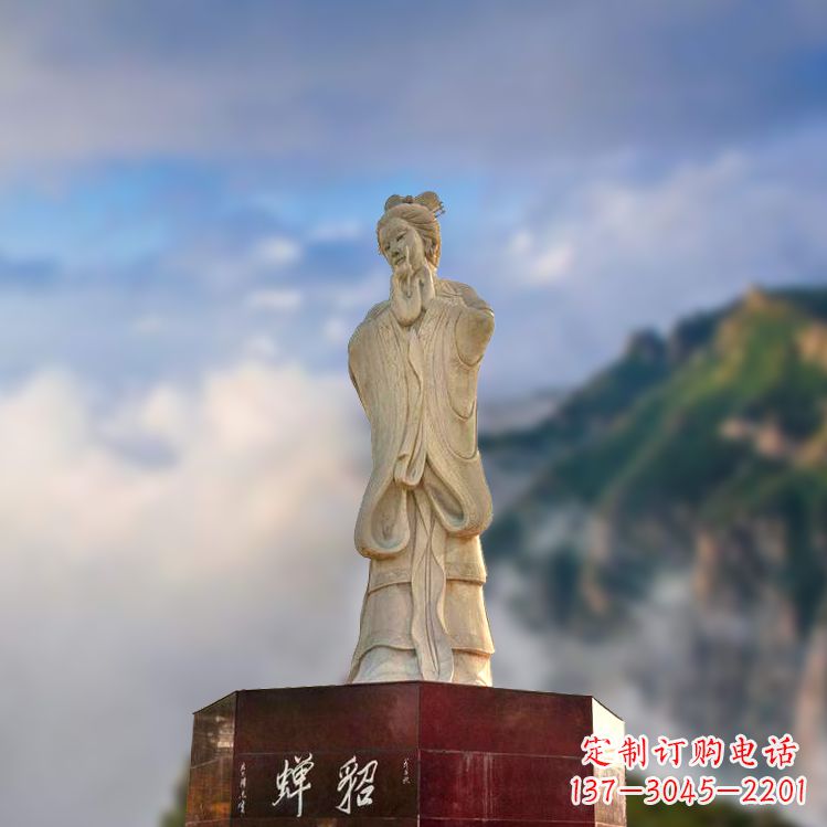 廊坊中国古代四大美女之貂蝉景观石雕