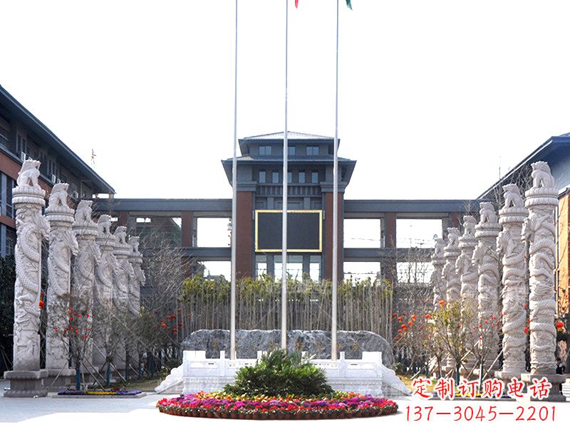 廊坊中国华表雕塑-校园园林广场景观装饰雕塑
