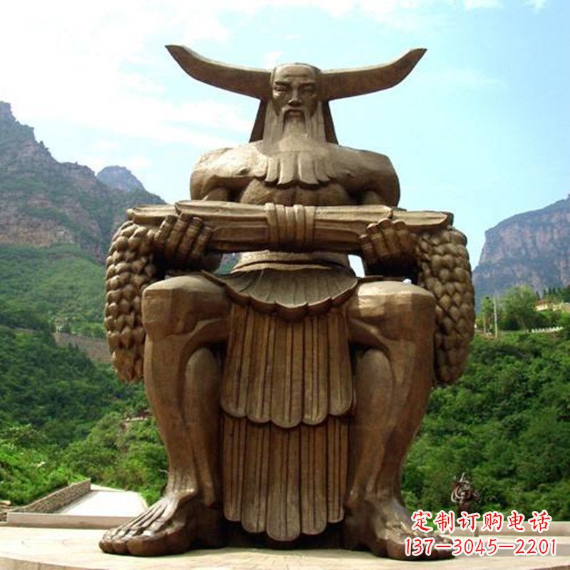 廊坊中华民族人文初祖五榖神农大帝大型景观雕塑