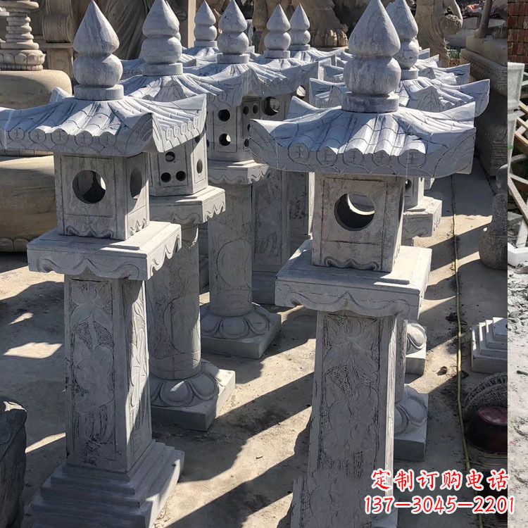 廊坊中式汉代石雕灯笼