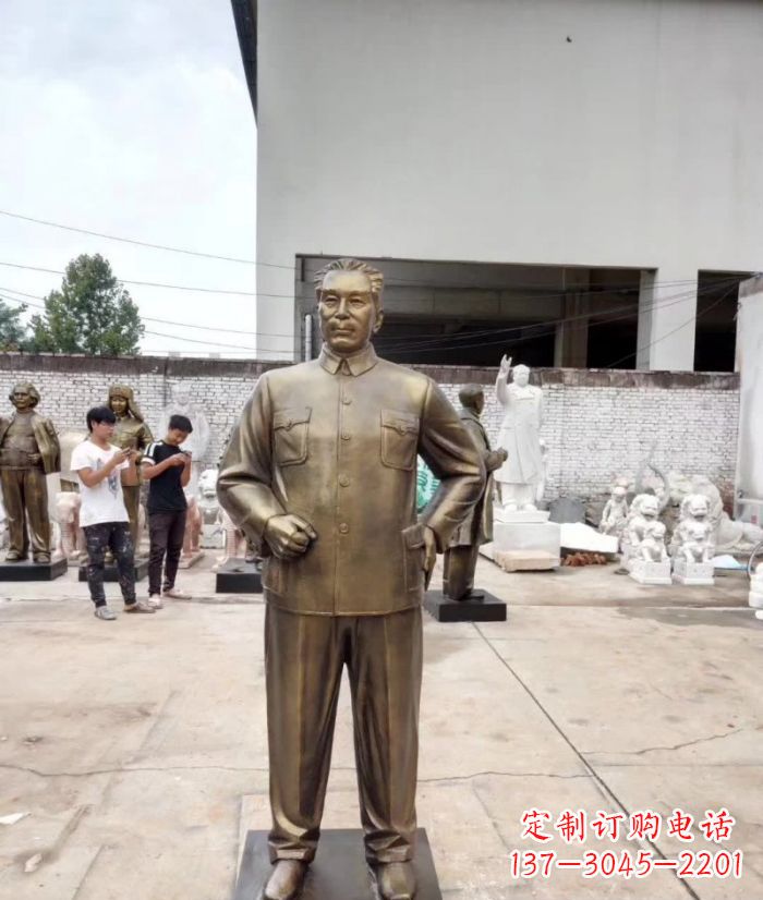 廊坊周恩来铜雕 (3)