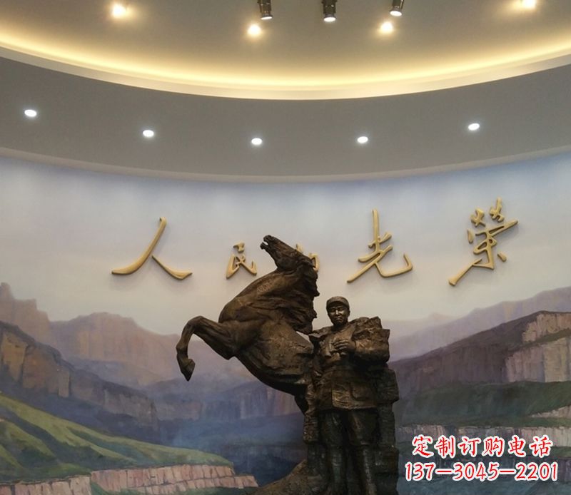 廊坊朱德人物景观铜雕