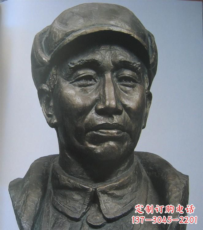 廊坊朱德胸像铜雕